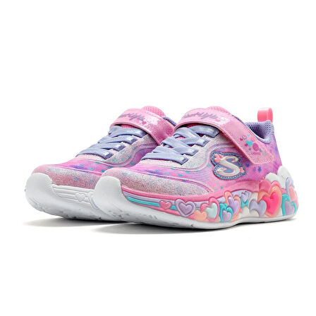 Eternal Heart Lights Çocuk Pembe Sneaker Ayakkabı 302696L LPMT