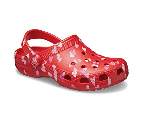 Crocs  Classic Vday Clog Kadın Günlük Terlik 209682-6ZR Kırmızı