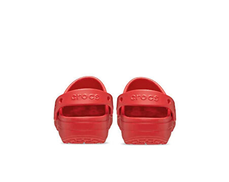 Crocs Classic Floral Cut Out Clog K Çocuk Terliği 210943-6ZR Kırmızı