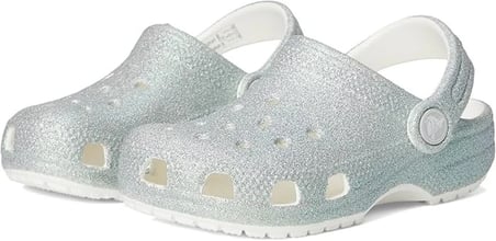 Crocs Classic Iridescent Glitter CgT Beyaz Kız Çocuk Terlik 210985_100