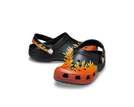 Crocs Classic Flames Clog T Çocuk Terlik 211214-0C4 Siyah