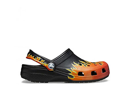 Crocs Classic Flames Clog K Çocuk Terlik 210993-0C4 Siyah