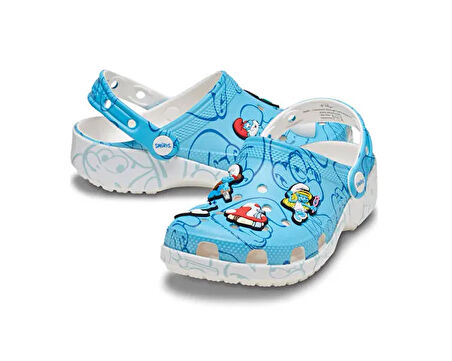 Crocs Smurfs Classic Clog K Çocuk Terlik 210821-90H Mavi