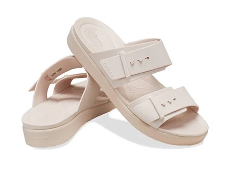 Crocs Brooklyn Buckle Low Low Kadın Terliği 211215-6URGri