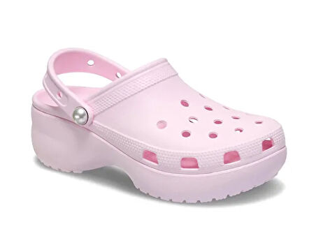 Crocs Classic Platform Pearl Clog Kadın Günlük Terlik 211231-6ZW Pembe