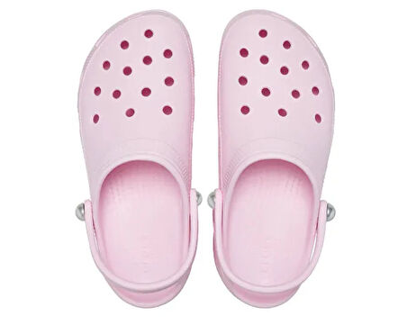 Crocs Classic Platform Pearl Clog Kadın Günlük Terlik 211231-6ZW Pembe