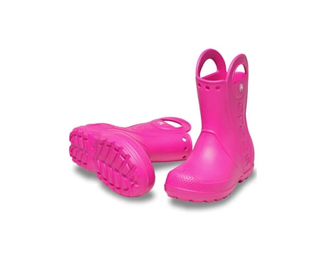 Crocs Handle it Rain Boot K Çocuk Günlük Bot 211056-6TW Pembe