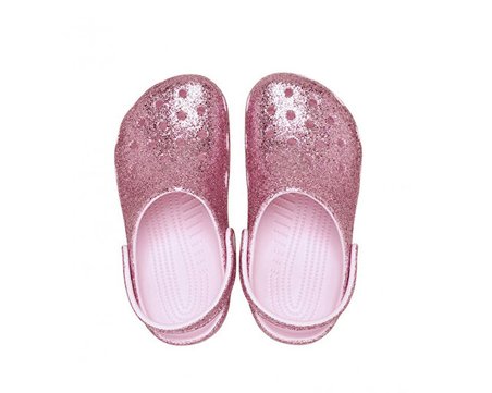 Crocs Classic Chunky Glitter Clog T Çocuk Terliği 211940-6ZWPembe