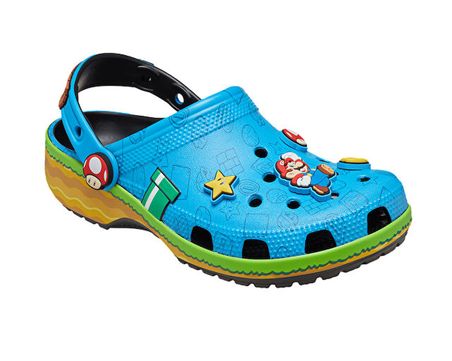 Crocs Super Mario Core Cls Clg Unisex Terlik 212138-90HÇok Renkli