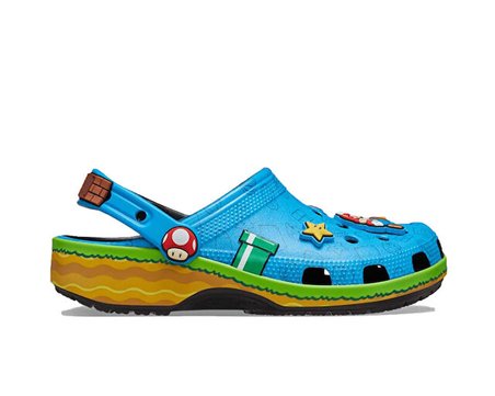 Crocs Super Mario Core Cls Clg Unisex Terlik 212138-90HÇok Renkli