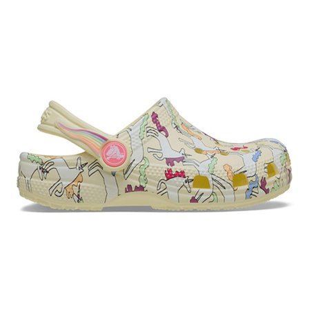 Classic Unicorn Graphic Clog Çocuk Bej Günlük Stil Terlik 212515_7CJ