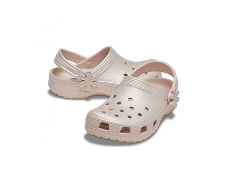 Crocs Classic Pearl Shine Clog T Çocuk Terliği 212815-6URGri