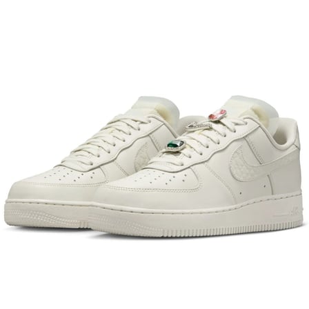 Nike Air Force 1 AF1 Low Premium'Jevels'Leather Womens Sneaker Hakiki Deri Kadın Günlük Spor Ayakkabı Bej