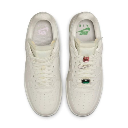 Nike Air Force 1 AF1 Low Premium'Jevels'Leather Womens Sneaker Hakiki Deri Kadın Günlük Spor Ayakkabı Bej