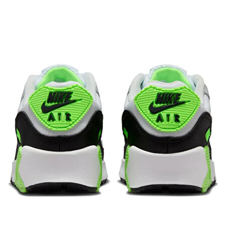 Nike Air Max 90 Unisex Leather Sneaker Hakiki Deri Günlük Spor Ayakkabı Beyaz