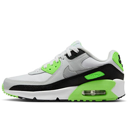 Nike Air Max 90 Unisex Leather Sneaker Hakiki Deri Günlük Spor Ayakkabı Beyaz