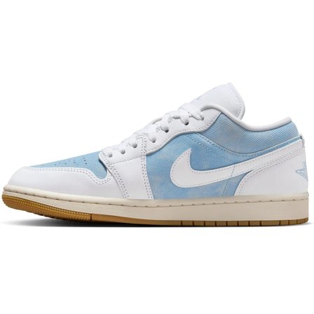 Nike Jordan 1 Low Special Edition Leather Mens Sneaker Hakiki Deri Erkek Günlük Spor Ayakkabı Mavi Beyaz
