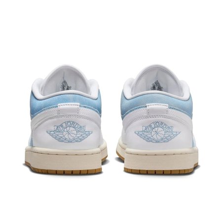 Nike Jordan 1 Low Special Edition Leather Mens Sneaker Hakiki Deri Erkek Günlük Spor Ayakkabı Mavi Beyaz