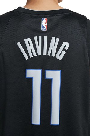 Nike NBA Kyrie Irving Dallas Mavericks City Edition Swingman Mens Basketball Jersey Dri Fit Erkek Basketbol Forması Siyah