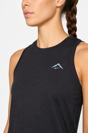 Nike Trail Women's Dri Fit Running Slim Fit Tank Top Black Kadın Koşu Antrenman Atleti Siyah