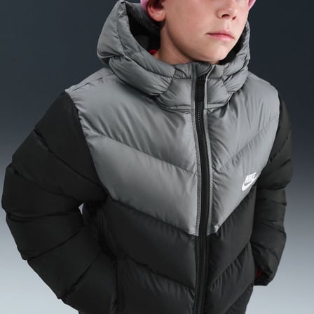 Nike K NSW TF ADP PUFFER COLORBLOCK Siyah Erkek Çocuk Mont IB6164-010