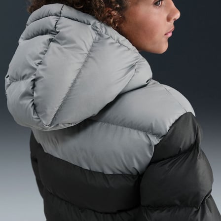 Nike K NSW TF ADP PUFFER COLORBLOCK Siyah Erkek Çocuk Mont IB6164-010