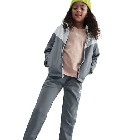 Nike K NSW DF TRACKSUIT PK FZ Gri Kız Çocuk Eşofman Takımı HQ9315-084