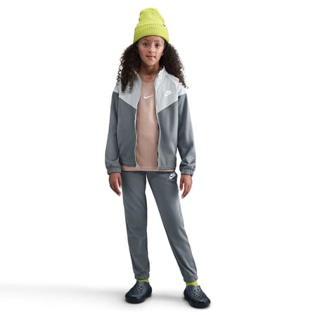 Nike K NSW DF TRACKSUIT PK FZ Gri Kız Çocuk Eşofman Takımı HQ9315-084