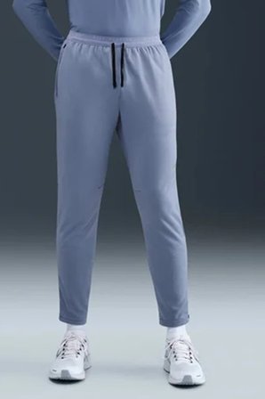 Nike Dri Fit Knit Running Trousers Pant.Erkek Antreman Koşu Eşofman Altı Mavi