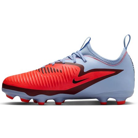Nike Phantom 6 Low Academy Kids Football Shoes Çocuk Çoklu Zemin Kramponu Mavi Kırmızı