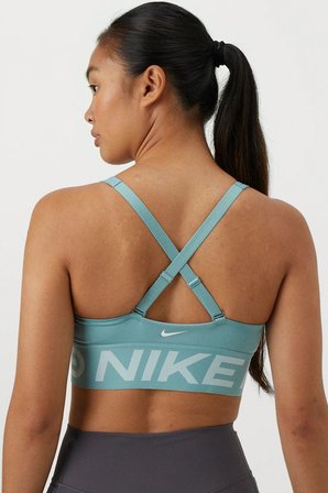 Nike Pro Indy Plunge-Support Bra Kadın Spor Bra Açık Yeşil