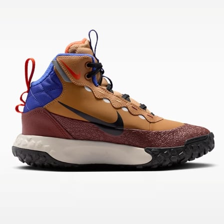 Nike Terrascout Leather Sneaker Hakiki Deri Bilekli Reflektörlü Günlük Spor Ayakkabı Kahverengi
