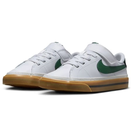 Nike Court Legacy PSV Leather Kids Sneaker Hakiki Deri Günlük Çocuk Spor Ayakkabı Beyaz