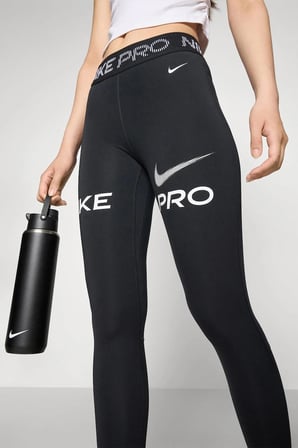 Nike Mid-Rise 7/8 Mesh-Panel Graphic Leggins Womens Tight Tül Detaylı Grafik Baskılı Toparlayıcı Kadın Koşu Anrteman Taytı Siyah 