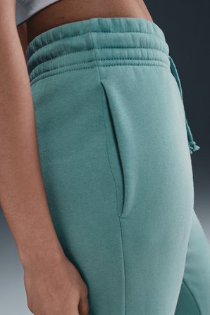 Nike Sportswear Phoenix Fleece Standart Fit Mid Rise Jogger Kadın Eşofman Altı Yeşil