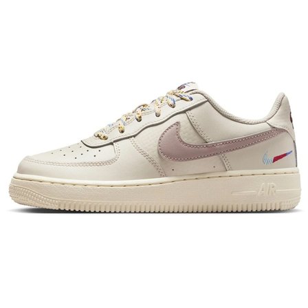 Nike Air Force 1 LV8 1 AF1 Unisex Leather Sneaker Hakiki Deri Günlük Spor Ayakkabı Krem