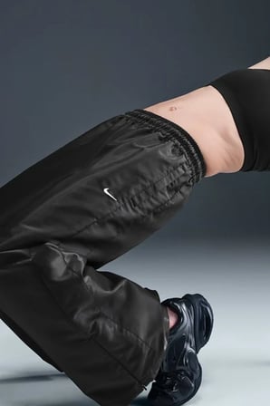 Nike Sportswear Windrunner Women's Shine Trousers Pant Kadın Eşofman Altı Siyah
