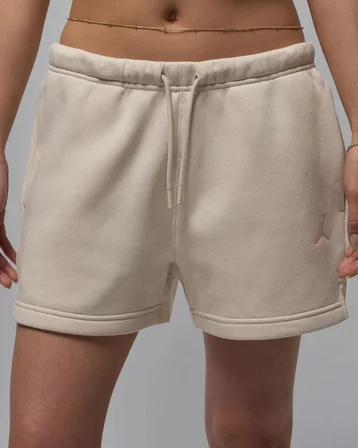 Nike Jordan Women's Jumpman Brooklyn Fleece Ft Short 24 Kadın Pamuklu Şort Krem