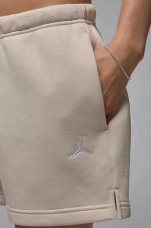 Nike Jordan Women's Jumpman Brooklyn Fleece Ft Short 24 Kadın Pamuklu Şort Krem