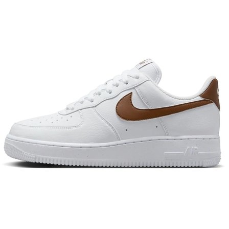 Nike Air Force 1 07 AF1 Next Nature Womens Sneaker Kadın Günlük Spor Ayakkabı Beyaz-Kahverengi