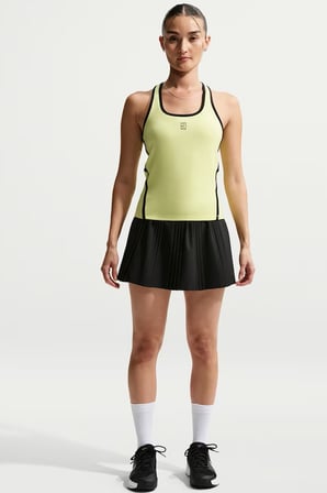 Nike Dri Fit Court Advantage Womens Tennis Tank Top Kadın Tenis Antreman Atleti Yeşil