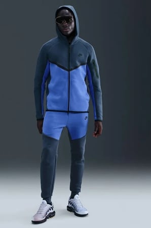 Nike Tech Fleece Full Zip Windrunner Hoodie Kapüşonlu Unisex Sweatshirt Lacivert