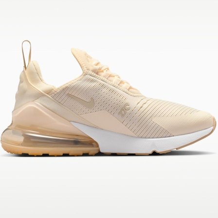 Nike Air Max 270 Womens Sneaker Cream Kadın Günlük Spor Ayakkabı Krem