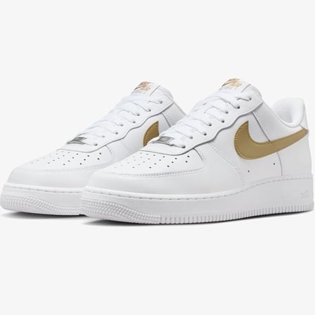 Nike Air Force 1 '07 AF1 Leather White Sneaker Hakiki Deri Erkek Günlük Spor Ayakkabı Beyaz