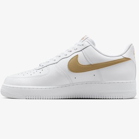 Nike Air Force 1 '07 AF1 Leather White Sneaker Hakiki Deri Erkek Günlük Spor Ayakkabı Beyaz