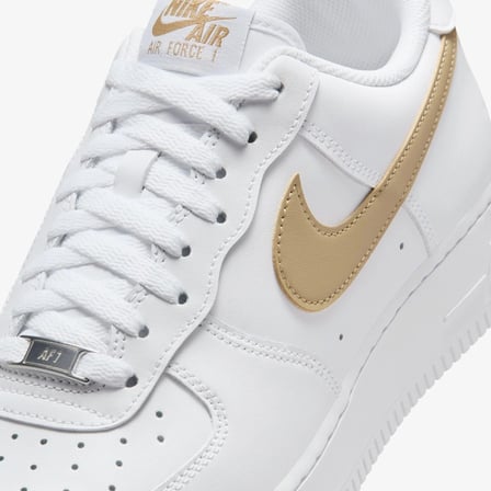 Nike Air Force 1 '07 AF1 Leather White Sneaker Hakiki Deri Erkek Günlük Spor Ayakkabı Beyaz