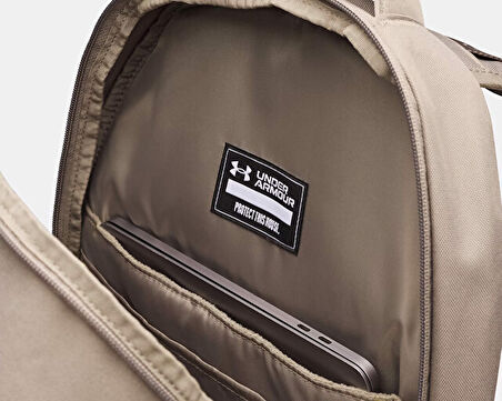 Under Armour Ua Hustle Pro 6.0 Backpack Sırt Çantası-Uzunluk: 32 cm, Genişlik: 16 cm, Yükseklik: 51 cm 1384671-200 Kahverengi