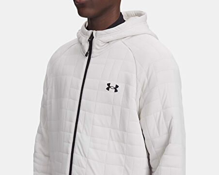 Under Armour Ua Unstoppable Flc Txtr Fz Erkek Günlük Ceket 6003869-110 Beyaz