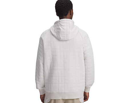 Under Armour Ua Unstoppable Flc Txtr Fz Erkek Günlük Ceket 6003869-110 Beyaz