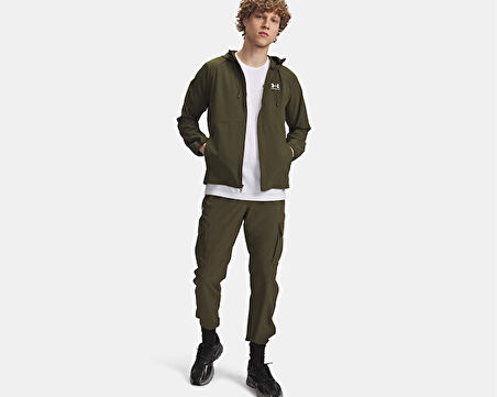 Under Armour Ua Vibe Woven Cargo Pants Erkek Günlük Kargo Eşofman Altı 1386558-308 Yeşil